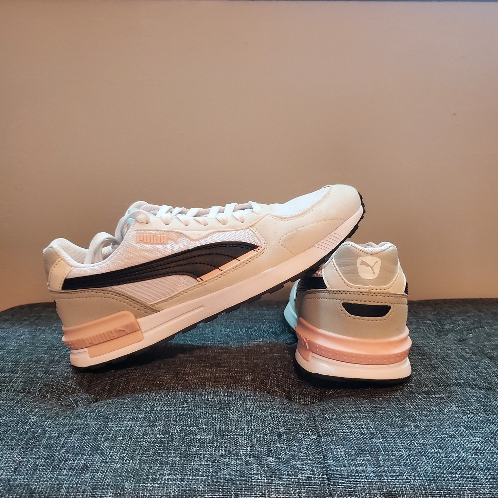 Size 6 big kid Puma sneakers